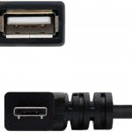 Nano Cable 10.01.3100 – Câble USB 2.0 OTG coudé Micro, mâle-Femelle, Noir, 15cm3