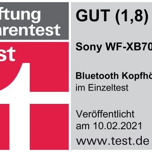 Ecouteurs bluetooth sans fil, 18 heures d'autonomie et fonction charge rapide et compatible assistants vocaux, Noir - Sony WF-XB700 – Image 7