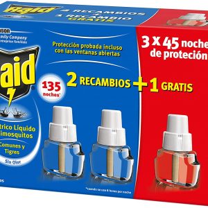 Recharge pour diffuseur électrique anti moustiques commun et tigre 135 nuits - Raid – Image 2