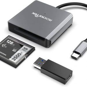 Lecteur de carte USB 3.0 CFast lecteur de carte 5 en 1, Adaptateur de carte mémoire USB C CFast lire 5 types de cartes - Rocketek – Image 8