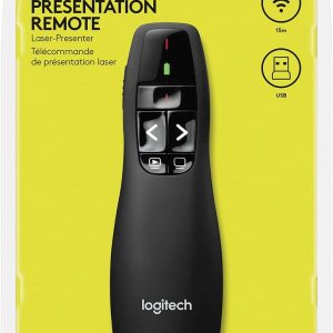 Pointeur laser 2,4 GHz/Récepteur USB, Portée de 15 mètres, 6 boutons, Commande intuitive de diaporama, Indicateur de batterie, PC - Logitech R400 – Image 9