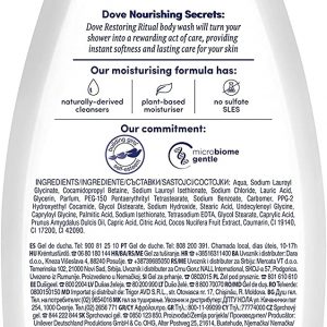 Gel de Douche Noix de Coco et Amande Ritual Restorer 500 ml - Dove – Image 2