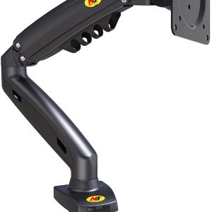 Support Écran PC Moniteur, Bras Articulé Ergonomique Ressort à Gaz, 17-30 Pouces, VESA 75mm et 100mm, Rotatif à 360° - Ergosolid – Image 2