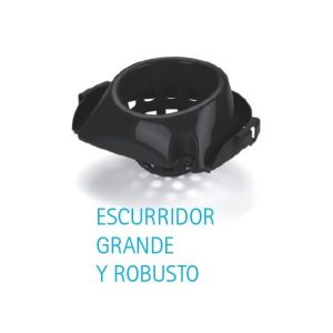 Seau de nettoyage professionnel rectangulaire de 16 litres avec anse en métal et égouttoir extra résistant - Maya – Image 2