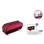 Trousse BICOLORE 3 FERMETURE ÉCLAIR ROUGE