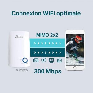 Répéteur WiFi, couvre jusqu'à 90㎡, compatible avec toutes les box internet - TP-LINK (TL-WA850RE) – Image 8