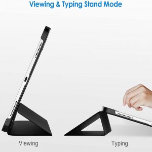 Coque 10,9 Pouces compatible avec iPad Air 4e Génération 2020 , Support la Charge de Pencil, Avec Veille/Réveil Automatique - Noir - JETech – Image 6