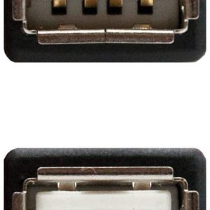Adaptateur usb 2.0, A/F-A/F, femelle vers femelle 10.02.0001 - Noir - NanoCable – Image 2