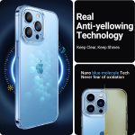 TORRAS Coque transparente compatible avec iPhone 6,1 pouces [non jaunissement] [facile à tenir] Coque de téléphone fine ultra fine en TPU souple antichoc transparente 1