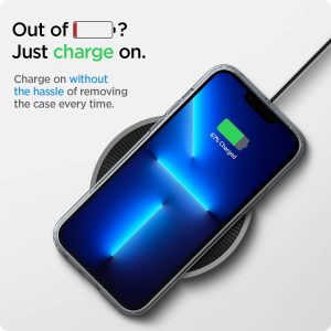 Coque compatible avec iPhone 13 Pro Max [Anti-Jaunissement] - Transparent - Spigen Ultra Hybrid – Image 7