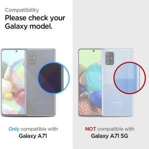 Coque Compatible avec Samsung Galaxy A71(2020), protection ultime [US Military Grade] et [Air Cushion] - Spigen. – Image 4