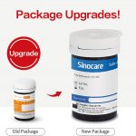 Nouveaux flacons pour bandelettes de test Sinocare Safe-Accu 2.
