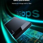 Boîtier de disque dur externe 2,5 pouces UGREEN , boîtier de disque dur USB C 2,5 pouces avec UASP, boîtier SSD USB C, boîtier de disque dur SSD 7 mm 9,5 mm 2,5 SATA III 3