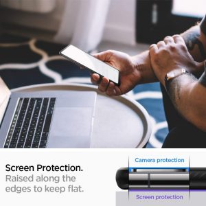 Coque de protection compatible avec Samsung Galaxy A51 4G - Noir Mat - Spigen Rugged Armor – Image 3