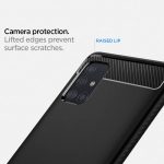 Coque Spigen Rugged Armor Compatible avec Samsung Galaxy A51 4G – Noir Mat 5