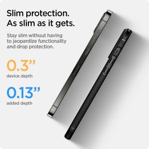 Coque de protection compatible avec iPhone 13 Pro Max - Noir Mat - Spigen Rugged Armor – Image 4