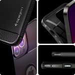 Coque Spigen Rugged Armor Compatible avec iPhone 13 Pro MAX – Noir Mat 7