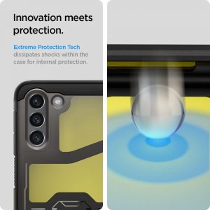 Coque compatible avec Samsung Galaxy S21 5G - Gris Bronze - Spigen Tough Armor – Image 3