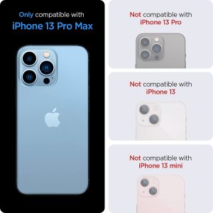 Coque de protection compatible avec iPhone 13 Pro MAX - Noir - Spigen Tough Armor – Image 2