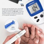 Glucomètre – Sinocare Safe Accu 2 avec autopiqueur et bandelettes de test.