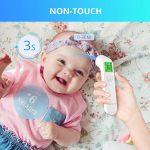 Sinocare Thermomètre Frontal Infrarouge, Thermomètre Médical Sans Contact, Thermomètre Numérique avec Écran LED, Alarme de Fièvre et Fonction Mémoire pour Enfant, Bebe, Adulte 3