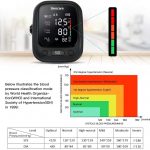 Tensiomètre numérique Sinocare pour le haut du bras, détection automatique de la pression artérielle et de la fréquence cardiaque, brassard large de 22 à 42 cm, 2 mémoires utilisateur (2 * 90) 5