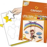 Papier Canson Bloc collé, A4, 30 feuilles, Assortiment Canson Kids Carton 120g 3