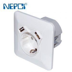Prise murale avec 2 ports USB 2.4A. – Image 2