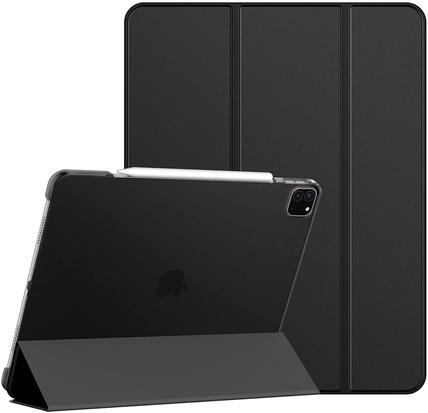 Coque arrière noire givrée compatible avec Ipad Air 5e génération