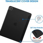 Coque JETech compatible avec iPad Pro 12,9 (5e génération, modèle 2021), fonction de charge du crayon, étui de réveil et veille automatique (noir)4