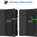 Coque JETech compatible avec iPad Pro 12,9 (5e génération, modèle 2021), fonction de charge du crayon, étui de réveil et veille automatique (noir)6