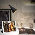 Coque JETech pour iPad Pro 12,9 pouces (1ère et 2ème génération, modèles 2015 et 2017), Réveil et Veille automatique, Noir5