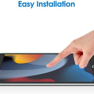 Protecteur d'écran compatible avec iPad (10,2 pouces, modèle 2021,2020,2019, génération 9,8,7), film en verre trempé -JETech – Image 5