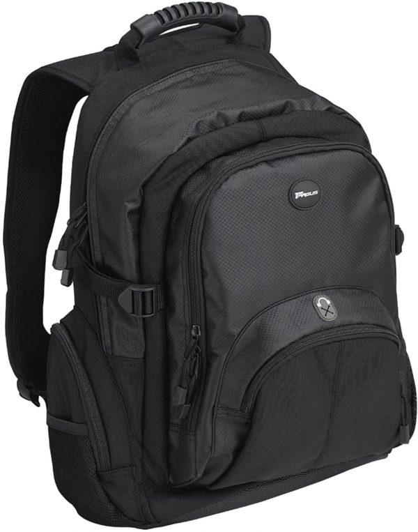 Sac à dos Targus Classic pour ordinateur portable - Sac à dos de bureau avec compartiment amovible pour ordinateur portable 15,6 - Sac à dos fonctionnel pour ordinateur - Noir, CN600