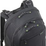 Sac à dos ordinateur Targus EcoSpruce 27 L, sac pour ordinateur jusqu’à 15,6”, sacoche ordinateur fabriqué en bouteilles en plastique recyclées – Noir, TBB013EU-10