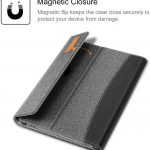 FINTIE Étui pour Samsung Galaxy Tab S6 10.5 2019 (Compatible avec Chargement sans Fil S Pen) – Multi-Angle Coque de Protection avec Fentes pour Documents et Fonction Veille:Réveil Auto, Gris – 4