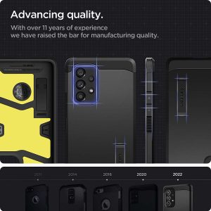 Coque de protection Compatible avec Samsung Galaxy A53 5G - Noir - Spigen Tough Armor – Image 4