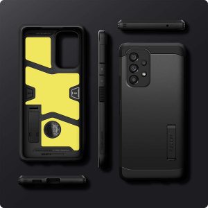Coque de protection Compatible avec Samsung Galaxy A53 5G - Noir - Spigen Tough Armor – Image 9