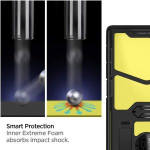 Coque de protection compatible avec Samsung Galaxy Note 10 Plus - Noir - Spigen Tough Armor – Image 4