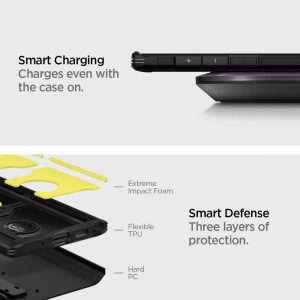 Coque de protection compatible avec Samsung Galaxy Note 10 Plus - Noir - Spigen Tough Armor – Image 7