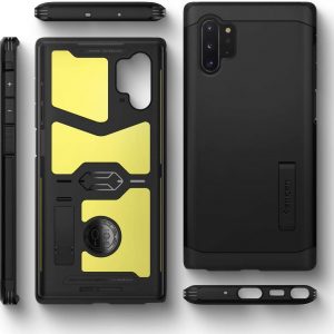 Coque de protection compatible avec Samsung Galaxy Note 10 Plus - Noir - Spigen Tough Armor – Image 8