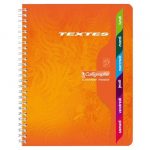 CAHIER DE TEXTES 1ER PRIX AVEC SPIRALE