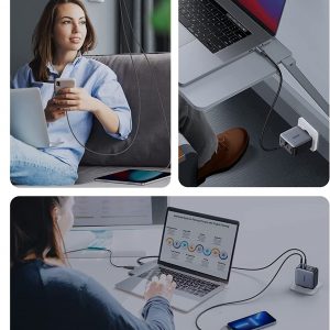 Utilisation du chargeur UGREEN dans différentes situations quotidiennes