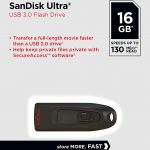 Cle USB SanDisk Ultra 16 Go USB 3.0