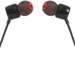 JBL T110 – Ecouteurs intra-auriculaires filaires – Son Pure Bass de JBL et bouton de contrôle – Connectivité – câble Jack 3,5 mm – Couleur – Noir – 1