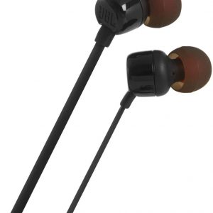 Ecouteurs intra-auriculaires filaires – Son Pure Bass de JBL et bouton de contrôle – Connectivité, câble Jack 3,5 mm – JBL T110 – Image 5