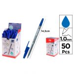 PAQUET DE STYLO BLEU AVEC POINTE DE 1.0MM