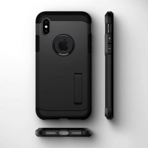 Coque de protection Antichoc Spigen Tough Armor Compatible avec iPhone XS Max - Noir – Image 7