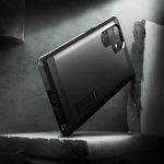 Spigen Tough Armor Coque Compatible avec Samsung Galaxy S22 Ultra 5G – Noir 3