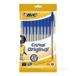 Stylo Cristal 10pz Bleu 830863; 3086121601118